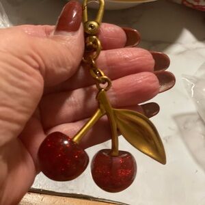 Cherry Charm Keychain